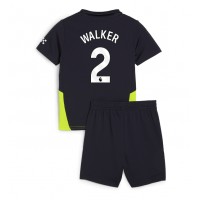 Manchester City Kyle Walker #2 Bortedraktsett Barn 2024-25 Kortermet (+ Korte bukser)